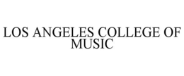 LOS ANGELES COLLEGE OF MUSIC trademark