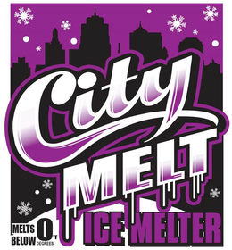 CITY MELT ICE MELTER MELTS BELOW 0 DEGREES °F trademark