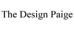 THE DESIGN PAIGE trademark