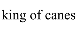 KING OF CANES trademark