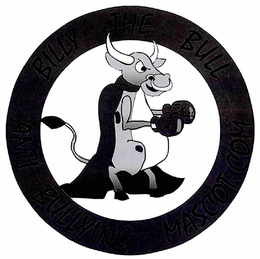 BILLY THE BULL ANTI BULLYING MASCOT . COM NO BULL trademark