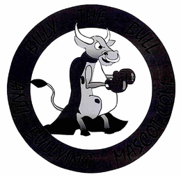 BILLY THE BULL ANTI BULLYING MASCOT . COM NO BULL trademark