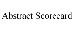 ABSTRACT SCORECARD trademark