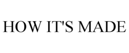 HOW IT'S MADE trademark