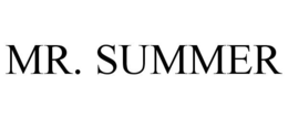 MR. SUMMER trademark