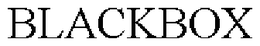 BLACKBOX trademark