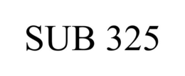 SUB 325 trademark