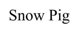 SNOW PIG trademark