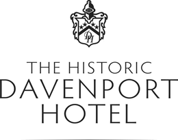 THE HISTORIC DAVENPORT HOTEL DH trademark