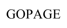 GOPAGE trademark