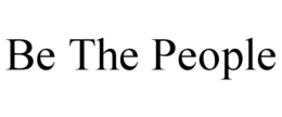 BE THE PEOPLE trademark