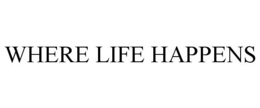 WHERE LIFE HAPPENS trademark