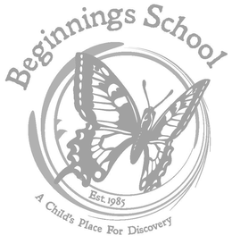 BEGINNINGS SCHOOL EST. 1985 A CHILD'S PLACE FOR DISCOVERY trademark