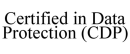 CERTIFIED IN DATA PROTECTION (CDP) trademark