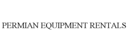PERMIAN EQUIPMENT RENTALS trademark