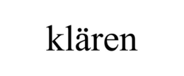 KLÄREN trademark