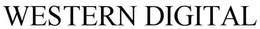 WESTERN DIGITAL trademark