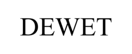 DEWET trademark