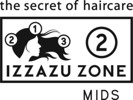 THE SECRET OF HAIRCARE IZZAZU ZONE MIDS trademark