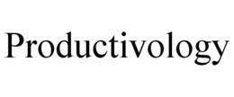 PRODUCTIVOLOGY trademark