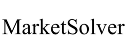 MARKETSOLVER trademark