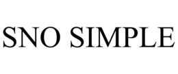 SNO SIMPLE trademark