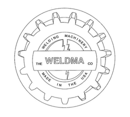 WELDING MACHINERY THE WELDAMA CO MADE IN THE USA trademark