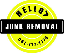 HELLO> JUNK REMOVAL 561-777-7779 trademark