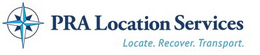 PRA LOCATION SERVICES LOCATE. RECOVER. TRANSPORT. trademark