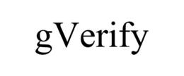 GVERIFY trademark
