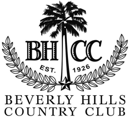 BHCC EST. 1926 BEVERLY HILLS COUNTRY CLUB trademark