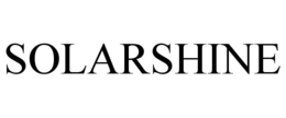 SOLARSHINE trademark