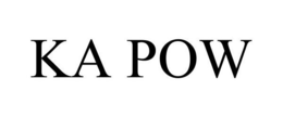 KA POW trademark