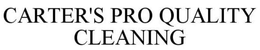 CARTER'S PRO QUALITY CLEANING trademark