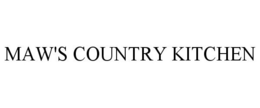 MAW'S COUNTRY KITCHEN trademark