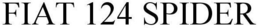 FIAT 124 SPIDER trademark