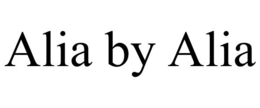 ALIA BY ALIA trademark