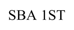 SBA 1ST trademark