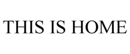 THIS IS HOME trademark