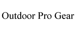 OUTDOOR PRO GEAR trademark