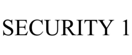 SECURITY 1 trademark