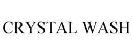 CRYSTAL WASH trademark