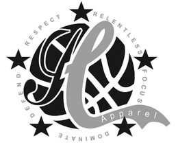 HL APPAREL RESPECT RELENTLESS FOCUS DOMINATE DEFEND trademark
