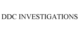DDC INVESTIGATIONS trademark