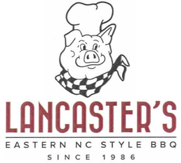LANCASTER'S EASTERN NC STYLE BBQ SINCE 1986 trademark