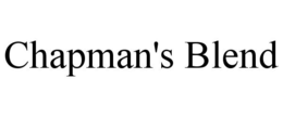 CHAPMAN'S BLEND trademark