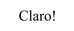 CLARO! trademark