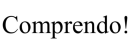 COMPRENDO! trademark