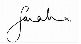 SARAHX. trademark