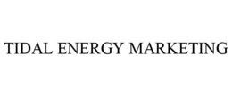 TIDAL ENERGY MARKETING trademark